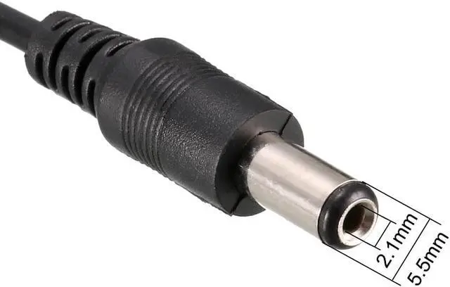 Alt view image 2 of 4 - Unique Bargains 12V DC Power Splitter Cable 1 Female to 2 Male Connectors 40cm 2.1mmx5.5mm Black