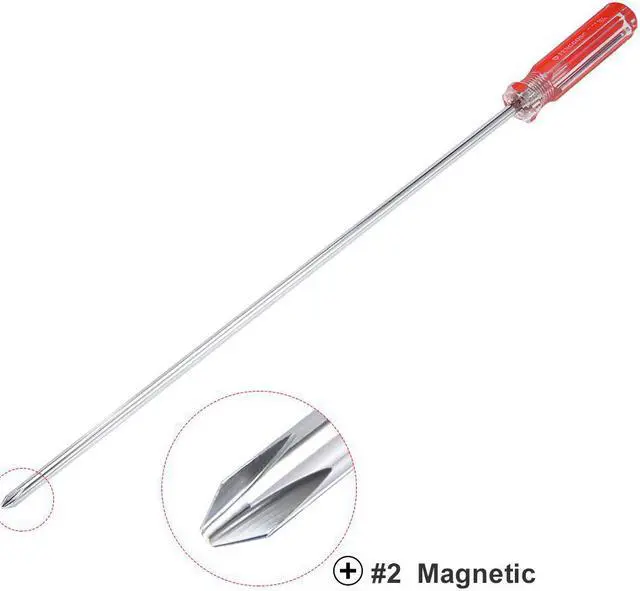Alt view image 3 of 9 - Magnetic #2 Phillips Screwdriver with 12 Inch Shaft
