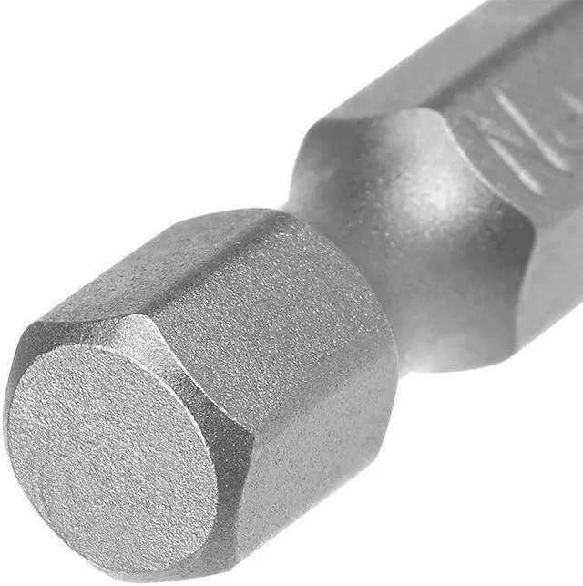 Alt view image 4 of 4 - 10pcs 100mm 1/4" Hex Shank SL5 Magnetic Slotted Head Screwdriver Bits S2