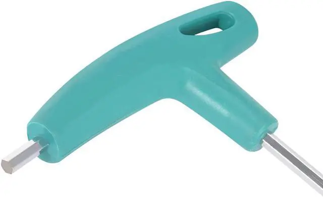 Alt view image 3 of 4 - 4mm Extra Long Arm T-Handle Hex Key Wrench Chrome Finish