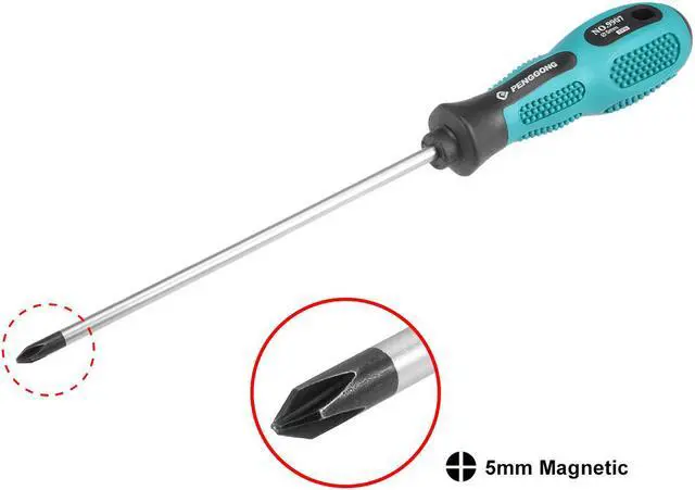 Alt view image 2 of 4 - #1 Phillips Screwdriver 6 Inch Round Shaft Non Slip Comfortable Handle