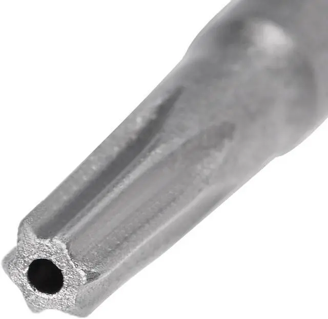 Alt view image 3 of 5 - 5 Pcs 1/4" Hex Shank T9 Magnetic Security Torx Screwdriver Bits 50mm Length