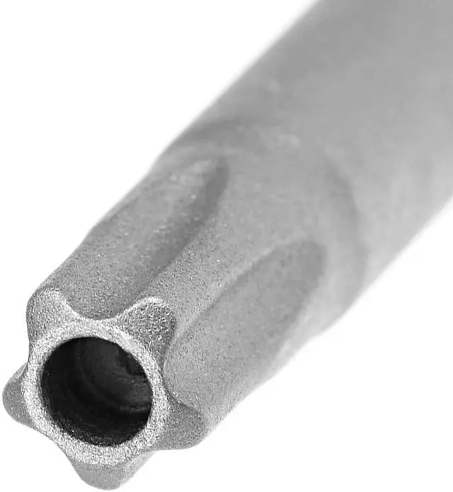 Alt view image 3 of 4 - 10pcs 50mm 1/4" Hex Shank T30 Magnetic Star Security Head Screwdriver Bits S2
