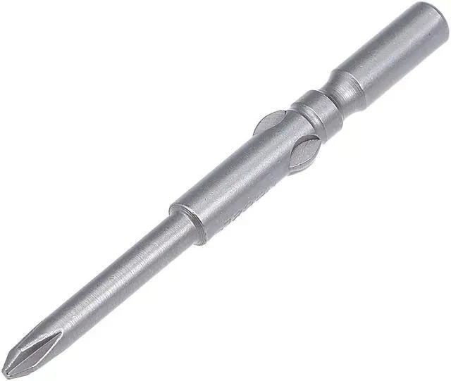Alt view image 5 of 5 - 10 Pcs 5mm Shank 60mm Length 3.5mm Phillips PH1 Magnetic S2 Screwdriver Bits