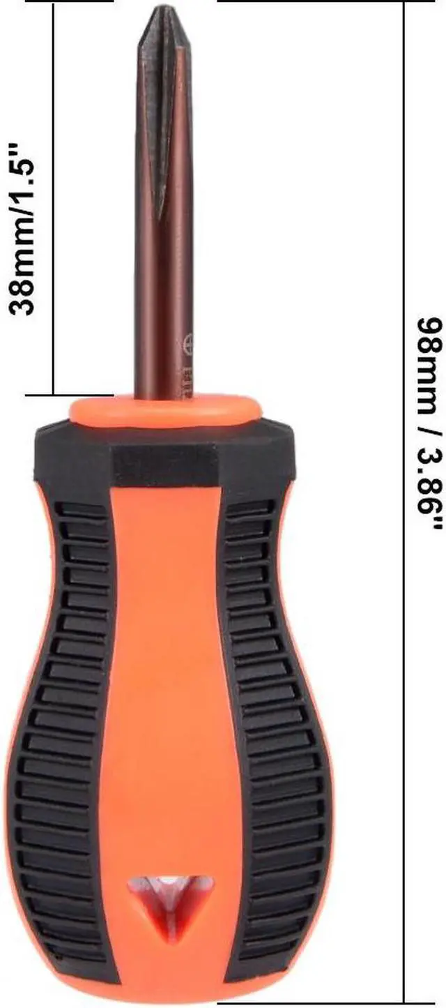Alt view image 3 of 4 - #2(PH2) Phillips Screwdriver 1.5 Inch Round Shaft Magnetic