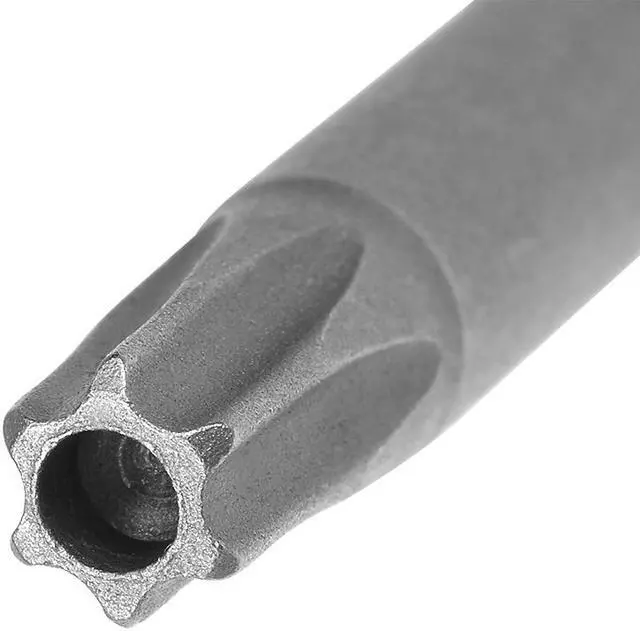 Alt view image 3 of 4 - 10pcs 100mm 1/4" Hex Shank T30 Magnetic Torx Head Security Screwdriver Bits S2