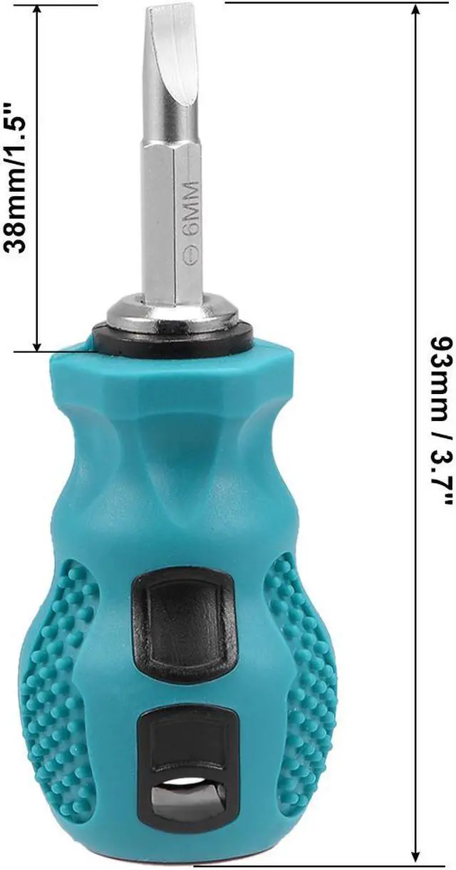 Alt view image 3 of 3 - 2 in 1 Screwdriver #2(PH2) Phillips 6mm Slotted Driver Magnetic