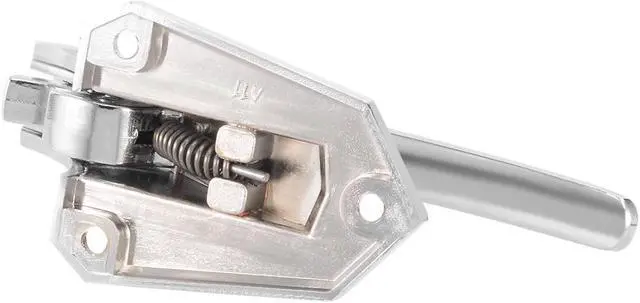 Alt view image 4 of 6 - 101mmx44mm Zinc Alloy Adjustable Latch Spring Loaded Freezer Door Grip Handle