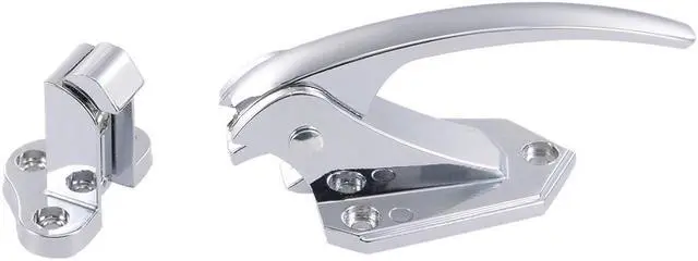 Main image of 101mmx44mm Zinc Alloy Adjustable Latch Spring Loaded Freezer Door Grip Handle