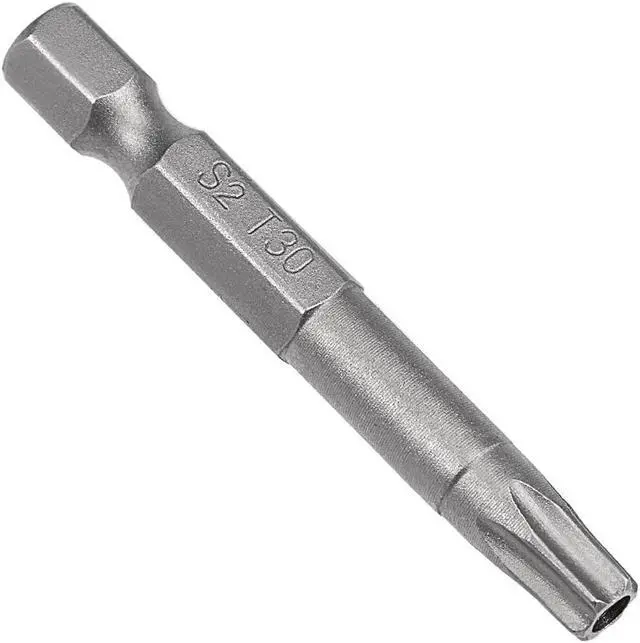 Alt view image 5 of 5 - 15 Pcs 1/4" Hex Shank T30 Magnetic Security Torx Screwdriver Bits 50mm Length