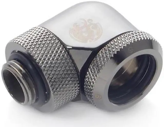 Main image of Bitspower Black Sparkle Enhance Rotary G1/4" 90-Degree Multi-Link Adapter For OD 16MM (2 PCS)