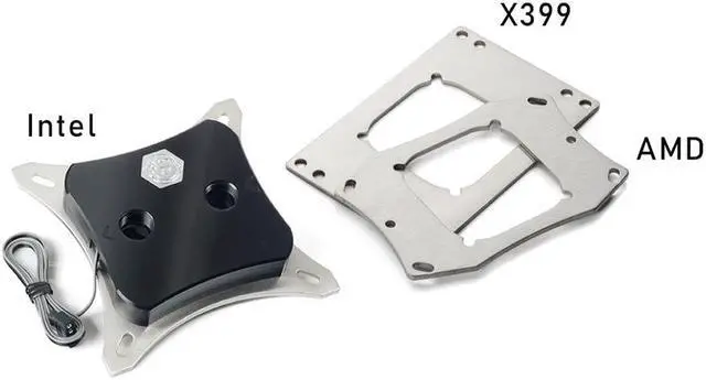 Main image of Bitspower CPU Block Summit M Acrylic Black - Digital RGB