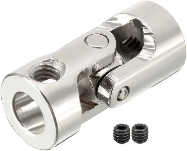 Alt view image 4 of 4 - 5pcs 6mm to 6mm Rotatable Universal Steering Shaft U Joint Coupler L23XD11