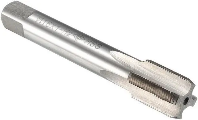 Main image of Metric Tap M16x1mm Pitch H2 Right Hand Thread Plug Tap HSS for Drill DIY