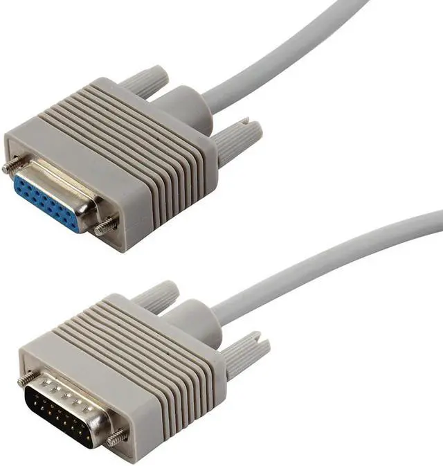 Alt view image 2 of 2 - 1.5m 5ft DB15 Male to Female 15-Conductor Extension Cable Cord for Computer