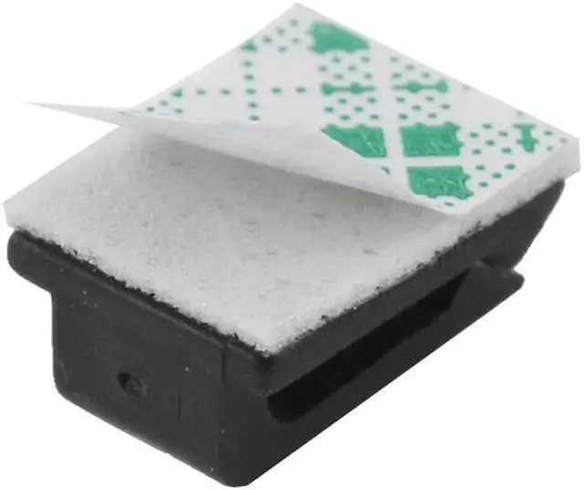 Alt view image 2 of 4 - 100 PCS Adhesive Wire Cord Cable Holder Tie Clip Fixer Organizer Drop Clamp