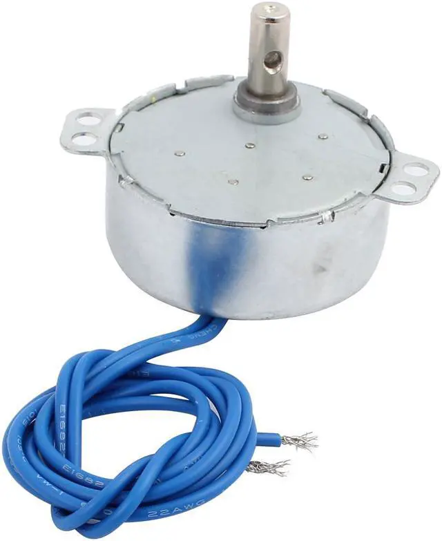 Main image of TYC 7mm Shaft Synchronous Motor 100-127V AC 5-6RPM CW/CCW Torque 4W 50/60Hz
