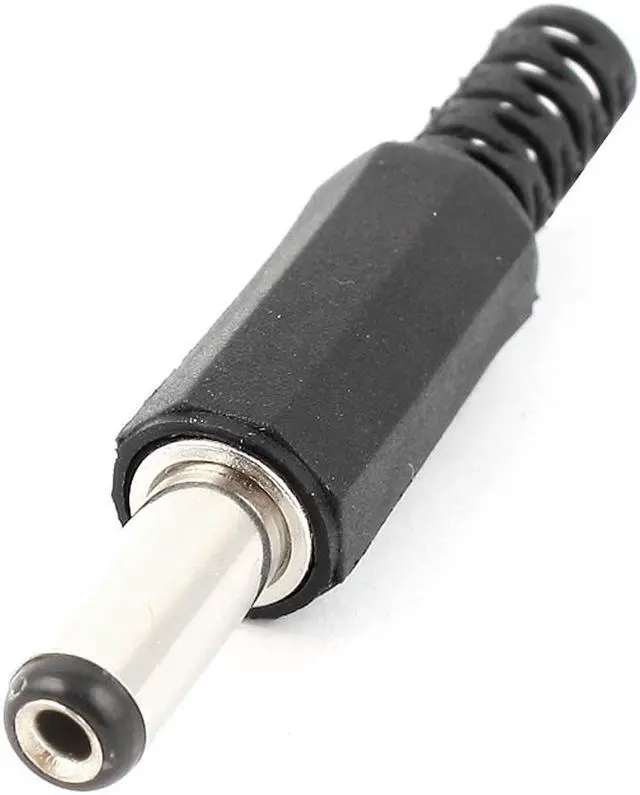 Main image of Unique Bargains Black 5.5mm x 2.1 mm DC Male Power Plug Cable Connector Adapter