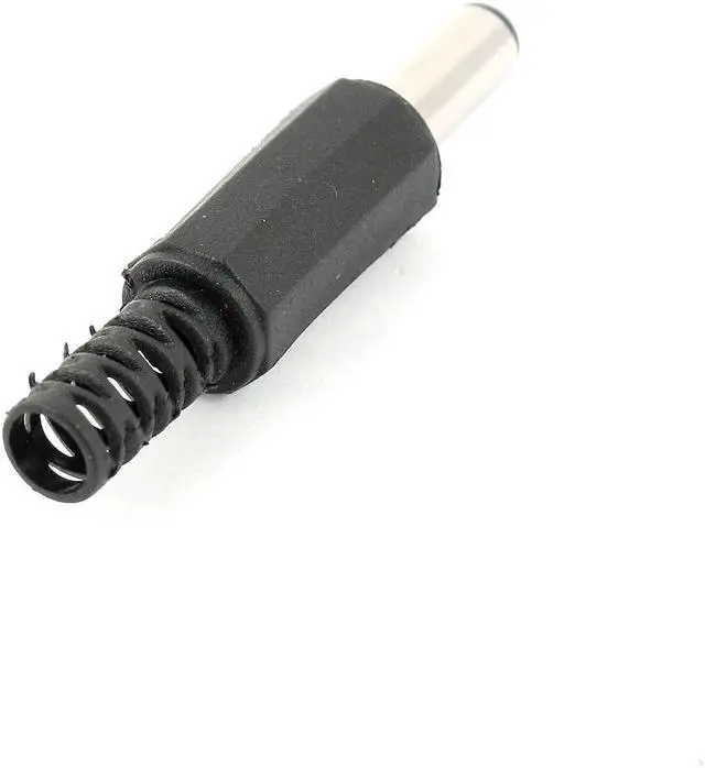 Alt view image 2 of 2 - Unique Bargains Black 5.5mm x 2.1 mm DC Male Power Plug Cable Connector Adapter