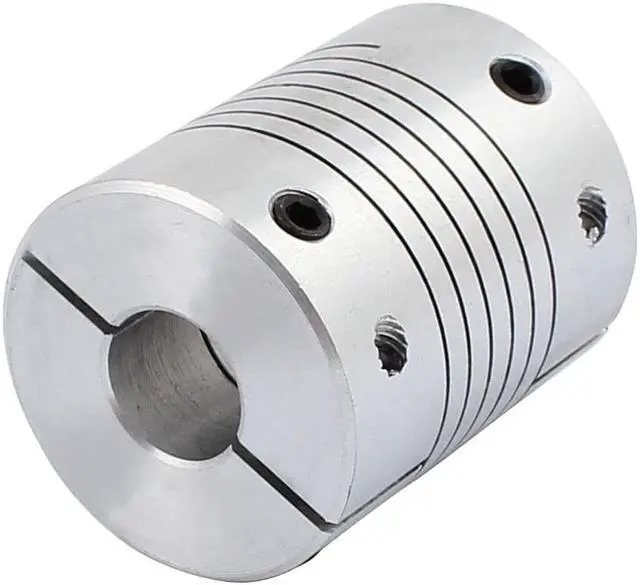 Alt view image 3 of 3 - Unique BargainsMotor Shaft 15mm to 12mm Joint Helical Beam Coupler Coupling 32mm x 40mm