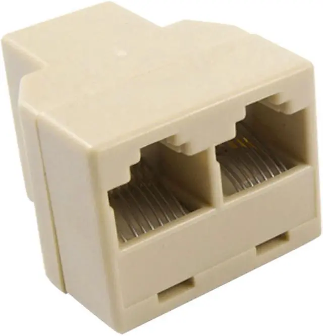 Main image of Unique Bargains RJ45 Ethernet Female to Dual Female Network Cable Lead Adapter Splitter Coupler