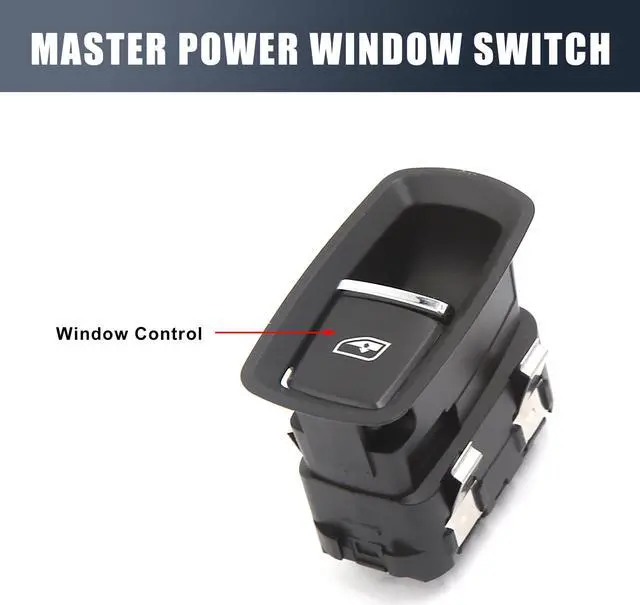 Alt view image 3 of 4 - Car Auto Front Door Power Window Switch 7PP959855CDML for Porsche 911 Cayman Panamera