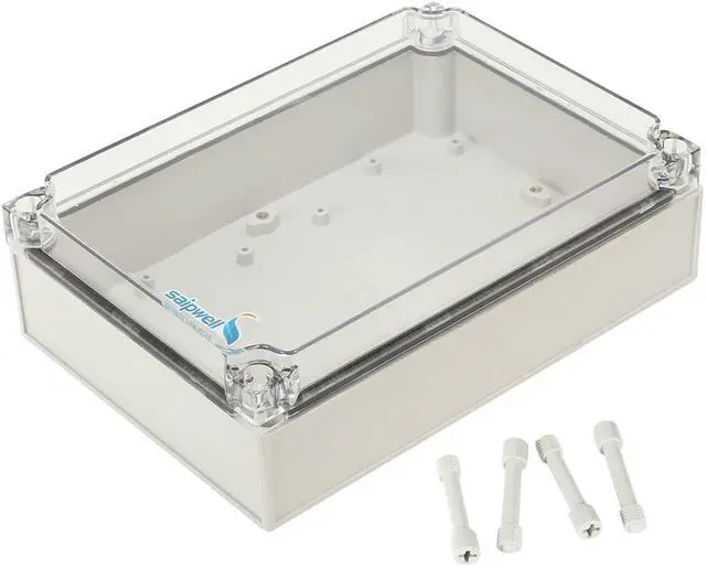 Main image of 6.9"x9.8"x2.9"ABS Waterproof Junction Box Universal Project Enclosure w PC Cover
