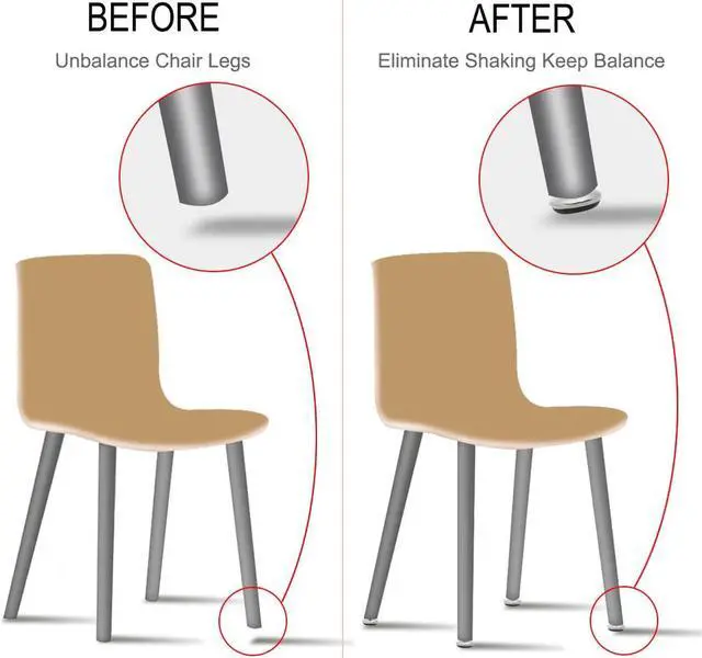 Alt view image 5 of 7 - M6 x 18 x 30mm Leveling Feet Adjustable Leveler Support for Table Sofa Leg 4pcs