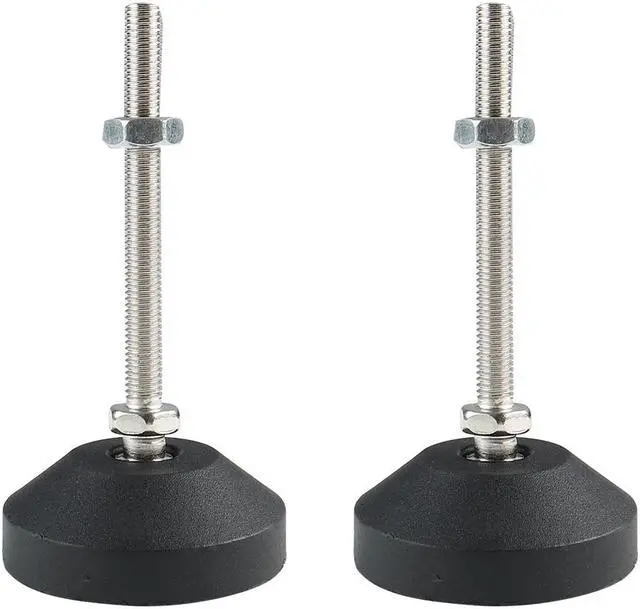 Main image of M8 x 80 x 60mm Leveling Feet Adjustable Leveler Protector for Machine Leg 2pcs