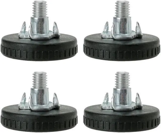 Main image of M8 x 18 x 40mm Leveling Feet Floor Protector with T-nuts for Table Sofa Leg 4pcs