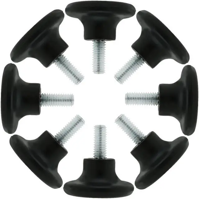 Main image of M8 x 18 x 38mm Leveling Adjustable feet Furniture Protector for Desk Leg 8pcs