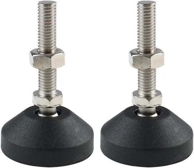 Main image of M10 x 50 x 50mm Adjustable Leveling Foot Pad Protector for Machine Leg 2pcs