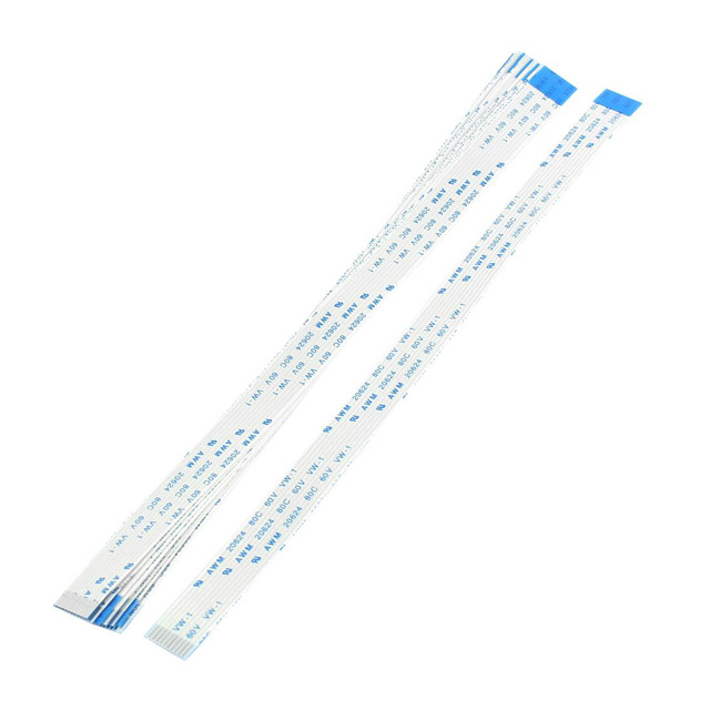 10 Cavi FFC/FPC Flessibili AWM 20624 4-30 Pin, Passo 0.5/1mm, Lunghezze 5-40cm – Per Stampanti E LCD