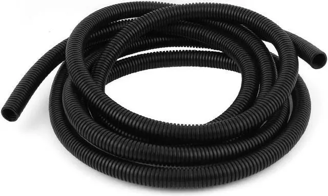 Main image of Unique Bargains 18mmx15mm Dia Flexible Corrugated Conduit Tube Pipe Hose Tubing 4M 13Ft