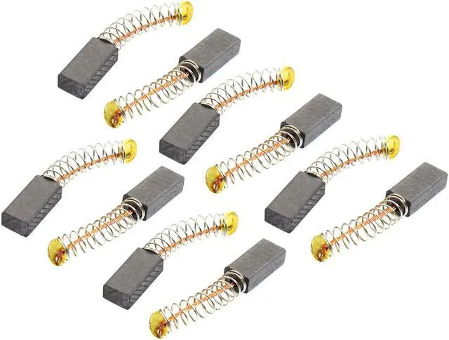 Main image of Unique Bargains Power Drill Replacement Part 12.5 x 6 x 4mm Carbon Brushes 10 Pcs