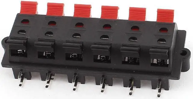 Main image of Spring Push Type 12 Position Audio Speaker Terminal Junction Box Board