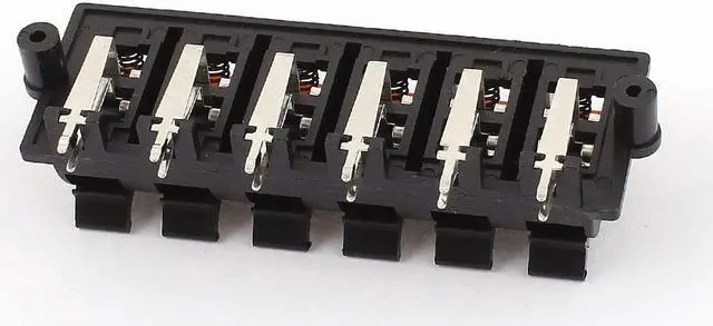 Alt view image 3 of 3 - Spring Push Type 12 Position Audio Speaker Terminal Junction Box Board