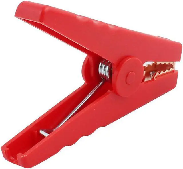 Alt view image 3 of 3 - Pair Emergency Alligator Clamps Booster Battery Clips for Car Jump Starter