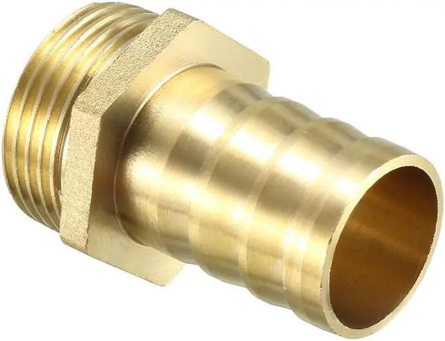 Alt view image 3 of 4 - Brass Barb Hose Fitting Connector Adapter 25mm Barbed x 1 PT Male Pipe