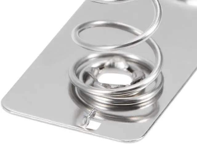 Alt view image 3 of 3 - 50 Pcs AA Battery Positive Negative Conversion Spring Contact Nickeling Plate 29mmx11mm