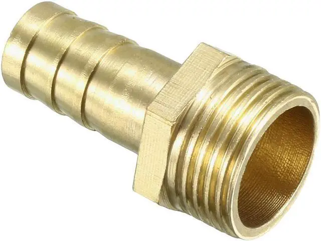Main image of Brass Barb Hose Fitting Connector Adapter 10mm Barbed x 3/8 PT Male Pipe