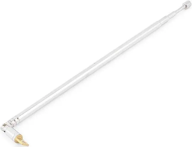 Alt view image 2 of 2 - Unique Bargains 61.5cm Long 4 Section Replacement TV Radio Telescopic Antenna Aerial Silver Tone
