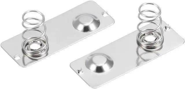 Main image of 20 Pcs AA Battery Positive to Negative Conversion Spring Contact Nickeling Plate 29mmx11mm