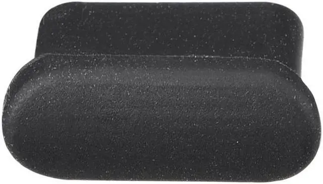 Alt view image 3 of 3 - Silicone Type C Anti-Dust Stopper Cap Cover Black 20pcs