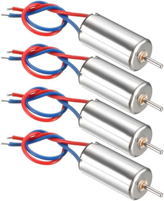 Main image of 4PCS DC 3V 40000RPM Coreless Micro Motor 612 6x12mm for Airplane Model RC Toys