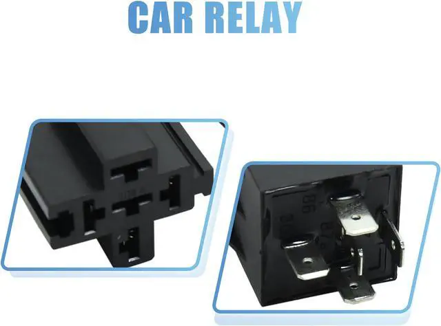 Alt view image 5 of 7 - DC 12V 40A SPDT Automotive Car Relay 5 Pin 5 Wires w/ Harness Socket Plug 5pcs