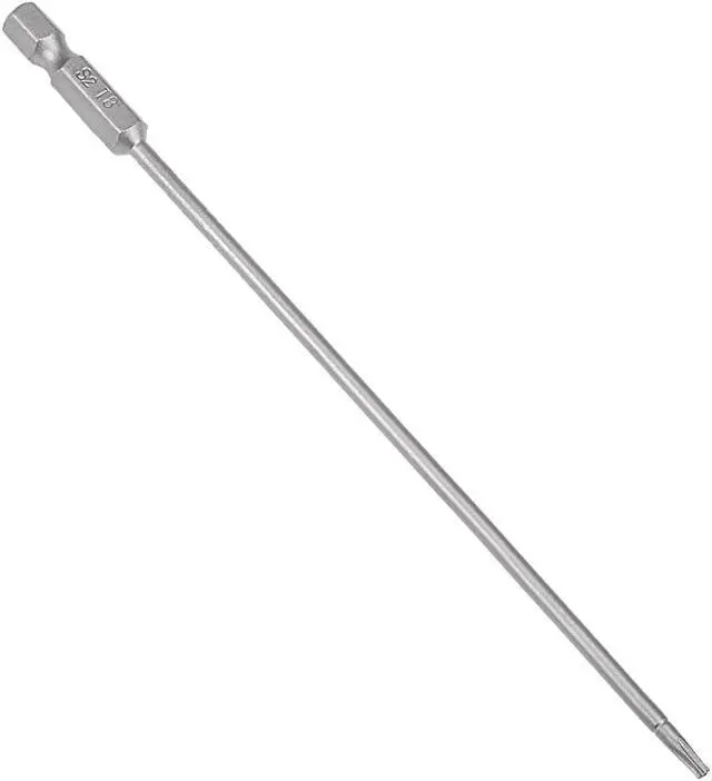 Alt view image 5 of 5 - 10 Pcs 1/4" Hex Shank T8 Magnetic Security Torx Screwdriver Bits 150mm Length