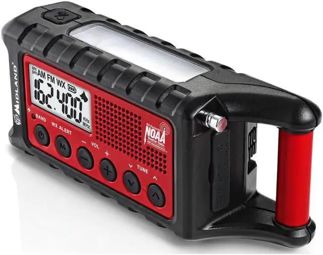 Alt view image 10 of 14 - Midland ER310 Portable Emergency Crank Weather Radio w/ AM/FM/Weather Alert