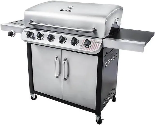 Alt view image 11 of 11 - Char-Broil  Performance 650 6 Burner Cabinet Gas Grill