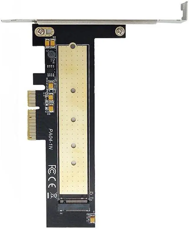 Alt view image 3 of 6 - M.2 NVMe SSD NGFF TO PCIE X4 M Key Interface Adapter Card Support PCI Express 3.0 x4 2230 2242 2260 2280 22110 M2 SSD FULL SPEED